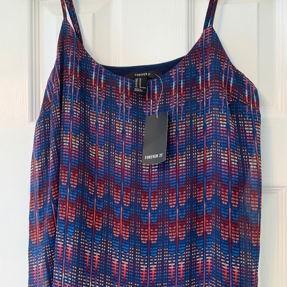 NWT Forever 21 patterned mini dress